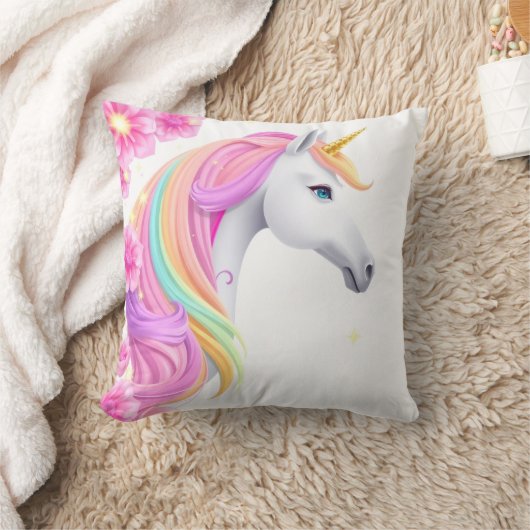 Unicorn Throw pillow Kussen (Deken)