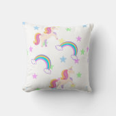 Unicorn Throw Pillow Kussen (Voorkant)