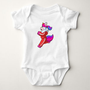 Unicorn tijdens Running Romper