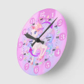 Unicorn Time Learning Clock Ronde Klok (Hoek)