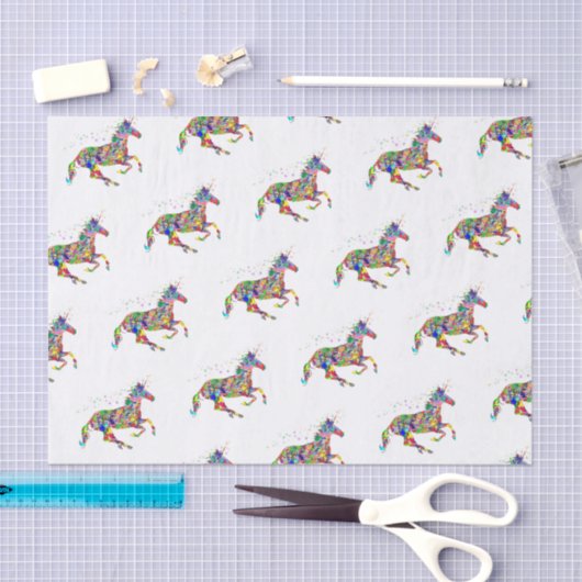 Unicorn Tissue Paper Tissuepapier (Craft)