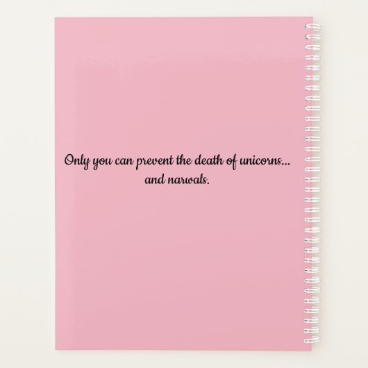 Unicorn-toewijzing Planner (Achterkant)