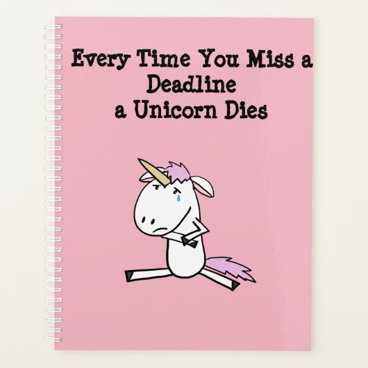 Unicorn-toewijzing Planner (Voorkant)
