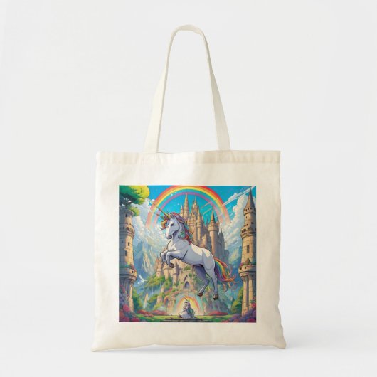 Unicorn Tote Bag (Voorkant)