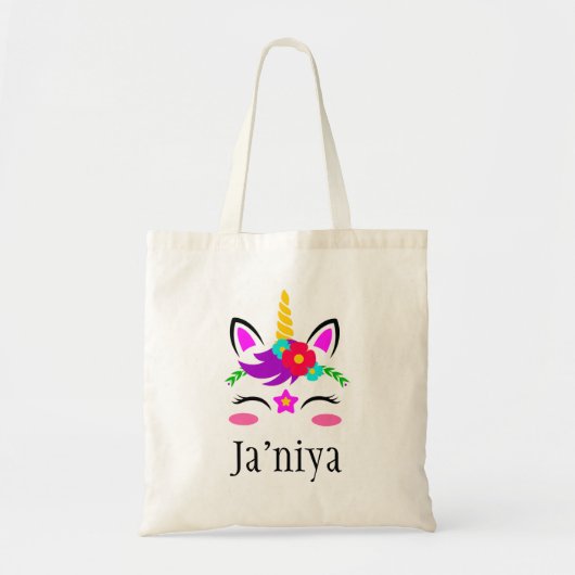 Unicorn Tote Bag (Voorkant)