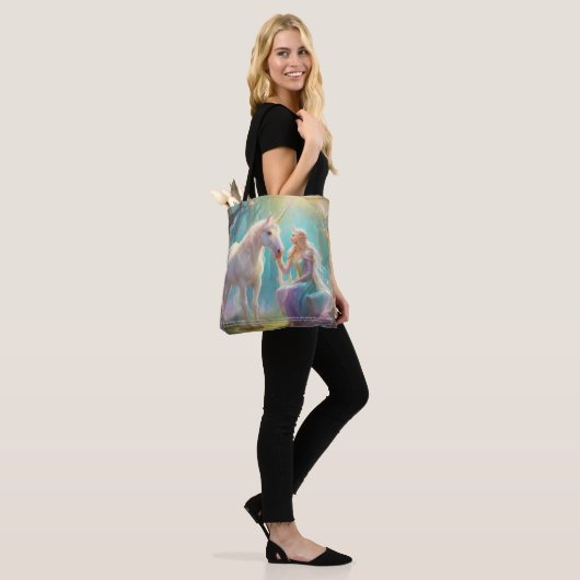 Unicorn Tote Bag (Op model)