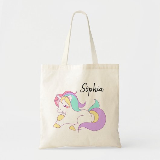 Unicorn Tote Bag (Voorkant)