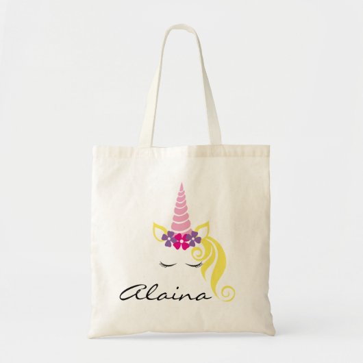 Unicorn Tote Bag (Voorkant)