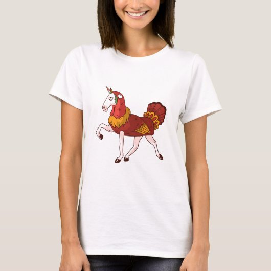Unicorn Turkey Costume T-shirt (Voorkant)