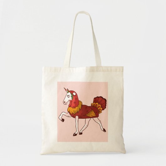Unicorn Turkey Costume Tote Bag (Voorkant)