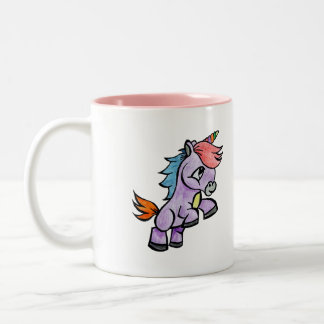 Unicorn Tweekleurige Koffiemok