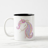  Unicorn Tweekleurige Koffiemok (Links)
