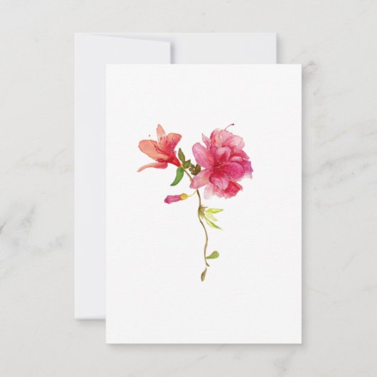 Unicorn-uitnodiging Kaart (Achterkant)