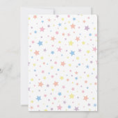 Unicorn - uitnodiging voor verjaardagsfeest (Achterkant)