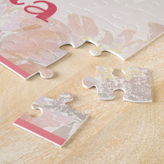 Unicorn, Unicorn Face, gepersonaliseerd Jigzaag Pu Legpuzzel (Zijkant)