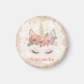 Unicorn, Unicorn Face, gepersonaliseerd Magneet (Voorkant)