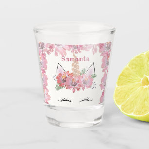 Unicorn, Unicorn Face, gepersonaliseerd, meisjes,  Shot Glas