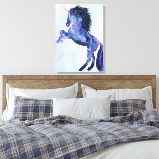 Unicorn Universe - Cosmic Canvas Afdruk (Insitu (Slaapkamer))