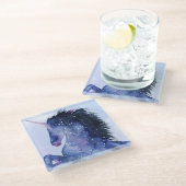 Unicorn Universe - Cosmic Glazen Onderzetter (Schuin)