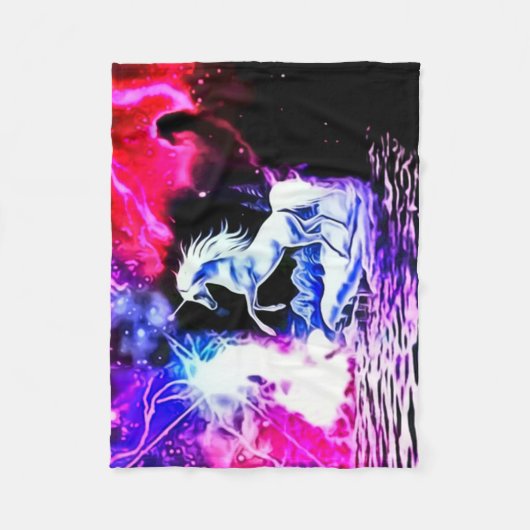 Unicorn Universe Fleece Blanket (Voorkant)