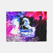 Unicorn Universe Fleece Blanket Deken (Voorkant (Horizontaal))