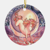 Unicorn, universum keramisch ornament (Voorkant)
