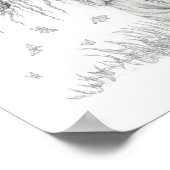 Unicorn UV-bestendige afdruk Poster (Hoek)