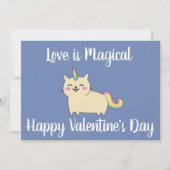 Unicorn Valentijnsdag Card Unikitty Feestdagenkaart (Voorkant)