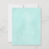 Unicorn Valentijnsdag Wenskaart Notitiekaartje (Achterkant)