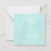 Unicorn Valentijnsdag Wenskaart Notitiekaartje (Achterkant)