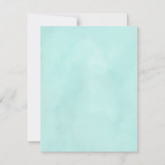 Unicorn Valentijnsdag Wenskaart Notitiekaartje (Achterkant)