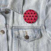 Unicorn Vampire Ronde Button 5,7 Cm (In situ)