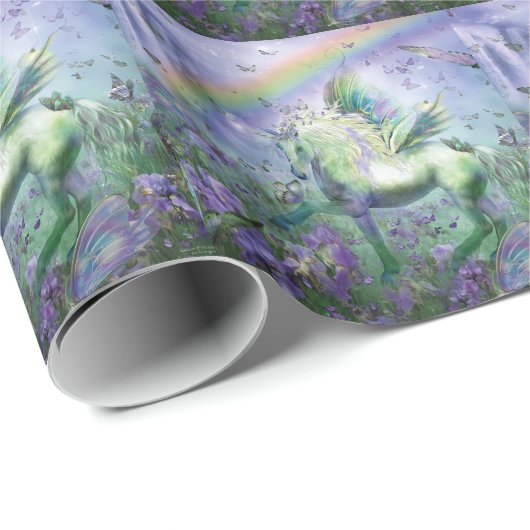 Unicorn van de boterbloem cadeaupapier (Rol Hoek)