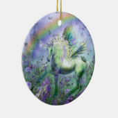 Unicorn van de Butterflies Holiday Ornament (Rechts)