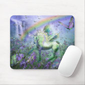 Unicorn van de Butterflies Mousepad Muismat (Met muis)