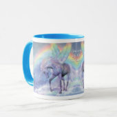 Unicorn van de regenboogMok Mok (Voorkant links)