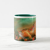 Unicorn van de Rozen Art Mok (Center)