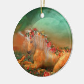 Unicorn van de Rozen Holiday Ornament (Links)