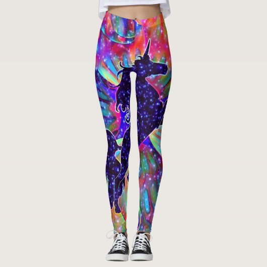 UNICORN VAN DE UNIVERSE multicolored Leggings (Voorkant)