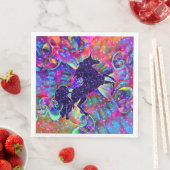 UNICORN VAN DE UNIVERSE multicolored Servetten (Insitu)