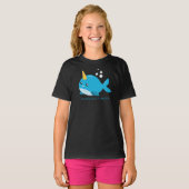 Unicorn van de Zee Kinder T-Shirt (Voorkant volledig)