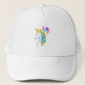 Unicorn van het nachtdier trucker pet (Voorkant)