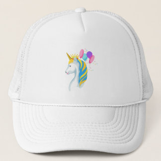 Unicorn van het nachtdier trucker pet
