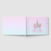 Unicorn Verjaardag Gastboek 1e Verjaardag Boek (Volledig)