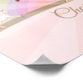 Unicorn verjaardagsbanner | baby shower Unicorn Poster (Hoek)