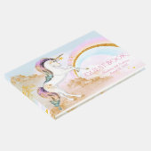 Unicorn verjaardagsfeestje gastenboek (Hoek)