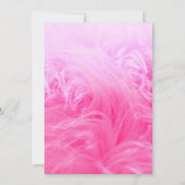 unicorn verjaardagsuitnodiging kaart (Achterkant)