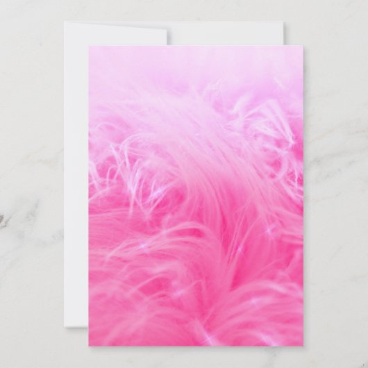 unicorn verjaardagsuitnodiging kaart (Achterkant)