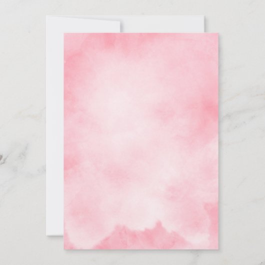 Unicorn verjaardagsuitnodigingen met foto kaart (Achterkant)