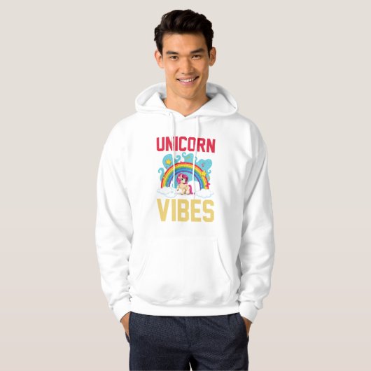 Unicorn Vibes Hoodie (Voorkant volledig)